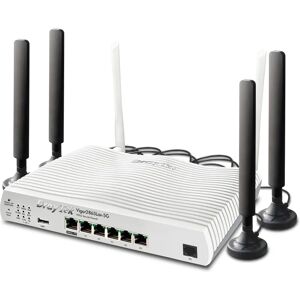 DrayTek V2865LAX-5G-K Wireless Router - Dual-band Wi-Fi 6 & 5G/LTE Modem DrayTek V2865LAX-5G-K Wireless Router - Dual-band Wi-Fi 6 & 5G/LTE Modem