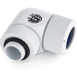 BitsPower BP-DWE90RMLA14 - Blanc Adaptateur de refroidissement par eau dur à 90° G1/4 - Publicité BitsPower BP-DWE90RMLA14 - Blanc Adaptateur de refroidissement par eau dur à 90° G1/4 - Publicité
