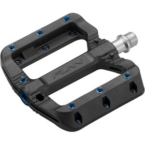 Funn Black Magic Pedals - Black / Blue Pins Funn Black Magic Pedals - Black / Blue Pins