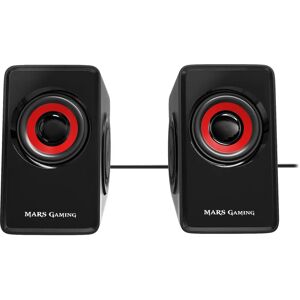 Mars Gaming MS1 Black Red Wired 10 W Gaming Speakers - Speaker Mars Gaming MS1 Black Red Wired 10 W Gaming Speakers - Speaker