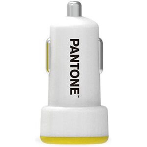 Celly PT-DC1USBY Bil-laddare - 12/24V, USB, Vit/Gul Celly PT-DC1USBY Bil-laddare - 12/24V, USB, Vit/Gul