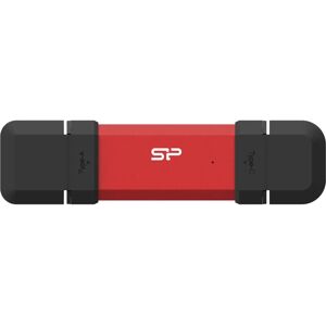 Silicon Power Ds72 1TB USB-Stick - USB Type-A/Type-C - 3.2 Gen 2 - Rot Silicon Power Ds72 1TB USB-Stick - USB Type-A/Type-C - 3.2 Gen 2 - Rot