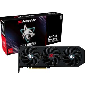 PowerColor Radeon Rx 9060 XT Hellhound OC 16GB Graphics Card - PCIe 5.0 - 3310MHz PowerColor Radeon Rx 9060 XT Hellhound OC 16GB Graphics Card - PCIe 5.0 - 3310MHz