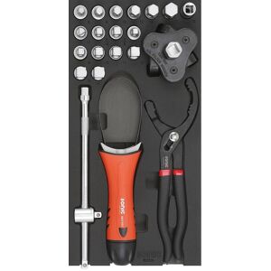 SONIC 602205 Öljynsuodattimen avain - 22 osainen setti SONIC 602205 Öljynsuodattimen avain - 22 osainen setti
