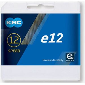 KMC E12 EPT 12-Speed Bike Chain - Silver - 130L - E-Bike KMC E12 EPT 12-Speed Bike Chain - Silver - 130L - E-Bike