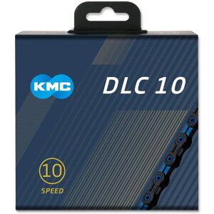 KMC DLC10 10-Speed Bike Chain - Black/Blue - Chains KMC DLC10 10-Speed Bike Chain - Black/Blue - Chains