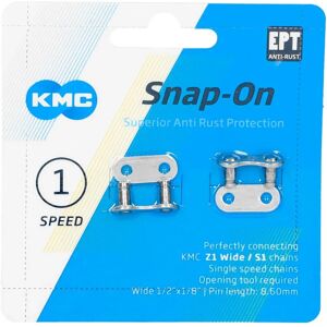Liens de chaîne KMC Snap-On EPT - Argent - Liens de chaîne de vélo Liens de chaîne KMC Snap-On EPT - Argent - Liens de chaîne de vélo