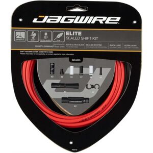 Jagwire Red Elite Sealed Gear Cable Kit - Low Friction Cycling Accessory Jagwire Red Elite Sealed Gear Cable Kit - Low Friction Cycling Accessory