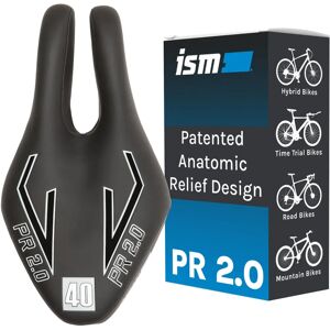 ISM PR 2.0 Bike Saddle - Unisex - 130mm Wide - Black - Road, Triathlon, Hybrid ISM PR 2.0 Bike Saddle - Unisex - 130mm Wide - Black - Road, Triathlon, Hybrid
