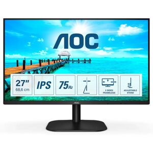 Moniteur IPS Full HD AOC 27B2H - VESA, 75Hz, Noir - Publicité Moniteur IPS Full HD AOC 27B2H - VESA, 75Hz, Noir - Publicité