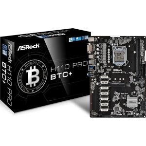Asrock H110 Pro BTC+ Motherboard - Intel LGA 1151, DDR4, ATX Asrock H110 Pro BTC+ Motherboard - Intel LGA 1151, DDR4, ATX