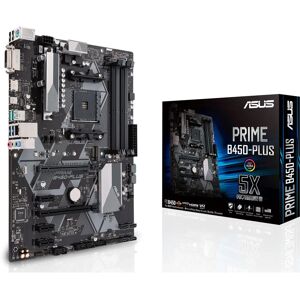 ASUS Prime B450-Plus - AMD B450, ATX, Socket AM4, DDR4, RGB ASUS Prime B450-Plus - AMD B450, ATX, Socket AM4, DDR4, RGB