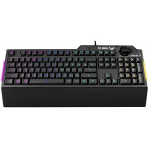 Clavier ASUS TUF Gaming K1 - Clavier de jeu, Noir, USB - Publicité Clavier ASUS TUF Gaming K1 - Clavier de jeu, Noir, USB - Publicité