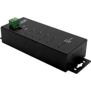 EXSYS EX-1144HMVS Industrial USB Hub 4x C-Ports - Type-C Black EXSYS EX-1144HMVS Industrial USB Hub 4x C-Ports - Type-C Black