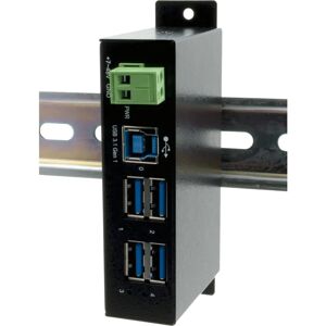 EXSYS EX-1504HMS - Hub USB - Nero - 5000 Mbit/s - Gestito EXSYS EX-1504HMS - Hub USB - Nero - 5000 Mbit/s - Gestito