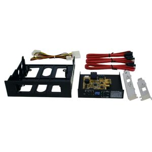 Exsys EX-3455 RAID Controller - SATA-600 - 2 Channels - PCIe x4 Exsys EX-3455 RAID Controller - SATA-600 - 2 Channels - PCIe x4