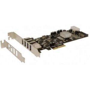 Tarjeta PCIe EXSYS EX-11494-2 USB 3.2 Gen 1 Cuádruple Tarjeta PCIe EXSYS EX-11494-2 USB 3.2 Gen 1 Cuádruple