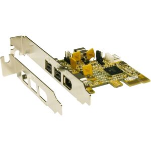 Carte FireWire PCIe Exsys - 3 Ports FireWire 800, Interne/Externe - Compatible Windows & Mac Carte FireWire PCIe Exsys - 3 Ports FireWire 800, Interne/Externe - Compatible Windows & Mac