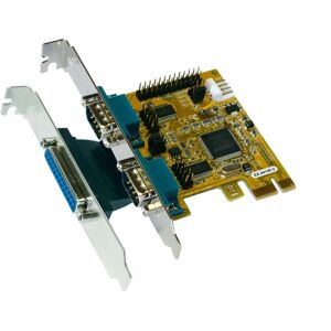 Carte d'interface PCIe EXSYS EX-44140-2 avec ports série et parallèle Carte d'interface PCIe EXSYS EX-44140-2 avec ports série et parallèle