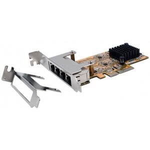EXSYS EX-6074-3 Network Card - 4-Port Gigabit PCIe x4 - Gray EXSYS EX-6074-3 Network Card - 4-Port Gigabit PCIe x4 - Gray