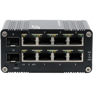 EXSYS EX62035MS - Industrial 10-Port Gigabit Web-Managed Switch - Network Switch EXSYS EX62035MS - Industrial 10-Port Gigabit Web-Managed Switch - Network Switch