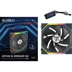 Lian Li UNI FAN SL Wireless 120 Reverse Blade Computer Case Fan Lian Li UNI FAN SL Wireless 120 Reverse Blade Computer Case Fan