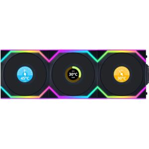 Lian Li UNI FAN SL Wireless LCD 120 Computer Case - Black Lian Li UNI FAN SL Wireless LCD 120 Computer Case - Black