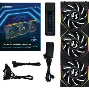 Lian Li 12TLLCD1W3B Sistema de Enfriamiento - Ventilador RGB inalámbrico Lian Li 12TLLCD1W3B Sistema de Enfriamiento - Ventilador RGB inalámbrico
