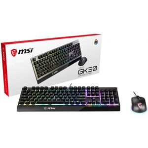 MSI VIGOR GK30 COMBO - Tangentbord och Mus - RGB - Svart MSI VIGOR GK30 COMBO - Tangentbord och Mus - RGB - Svart