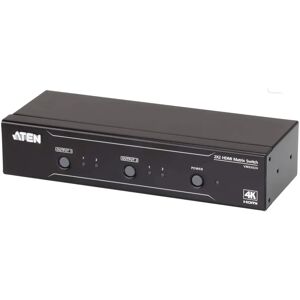 ATEN VanCryst VM0202H 2x2 4K HDMI Matryca Przełącznik - Czarny ATEN VanCryst VM0202H 2x2 4K HDMI Matryca Przełącznik - Czarny