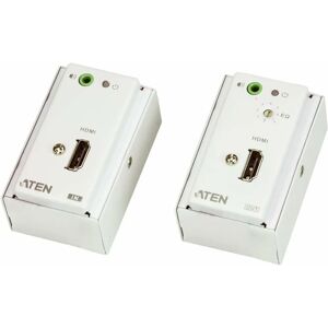Aten VE807 AV-Verlängerung - Weiß - Video/Audio bis 60m Aten VE807 AV-Verlängerung - Weiß - Video/Audio bis 60m
