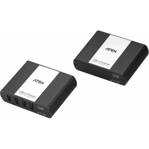 Extensor de rețea Aten Ueh4102-AT-G - Negru - 10/100/1000 Mbps Extensor de rețea Aten Ueh4102-AT-G - Negru - 10/100/1000 Mbps