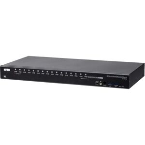 ATEN Schwarzer 16-Port KVM Switch mit 4K DisplayPort ATEN Schwarzer 16-Port KVM Switch mit 4K DisplayPort