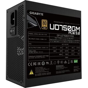 Gigabyte UD750GM PG5 Power Supply - 750W, Black, 80 Plus Gold Gigabyte UD750GM PG5 Power Supply - 750W, Black, 80 Plus Gold