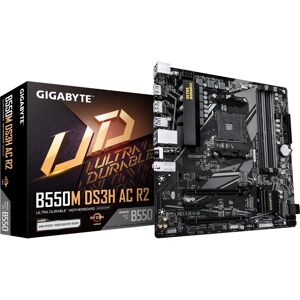 GIGABYTE B550M DS3H AC R2 - Motherboard - AMD B550 Socket AM4 Micro ATX GIGABYTE B550M DS3H AC R2 - Motherboard - AMD B550 Socket AM4 Micro ATX