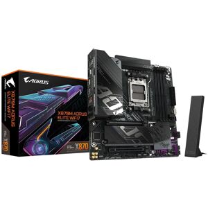 GIGABYTE X870M AORUS ELITE WIFI7 Motherboard – Support AMD Ryzen 9000, DDR5 8200 MHz, PCIe 5.0 - Motherboard GIGABYTE X870M AORUS ELITE WIFI7 Motherboard – Support AMD Ryzen 9000, DDR5 8200 MHz, PCIe 5.0 - Motherboard