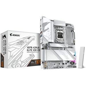 GIGABYTE X870 AORUS ELITE X3D ICE AMD X870 Socket AM5 ATX - Motherboard GIGABYTE X870 AORUS ELITE X3D ICE AMD X870 Socket AM5 ATX - Motherboard