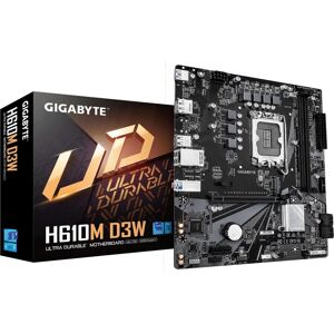 GIGABYTE Motherboard 9MH61M3W5-00-G10 - Supports 14th Gen Intel - DDR5 - Micro-ATX GIGABYTE Motherboard 9MH61M3W5-00-G10 - Supports 14th Gen Intel - DDR5 - Micro-ATX