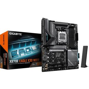 Gigabyte X870E EAGLE X3D Hovedkort - Ryzen 9000, DDR5, WiFi 7 Gigabyte X870E EAGLE X3D Hovedkort - Ryzen 9000, DDR5, WiFi 7