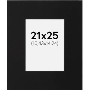 Artlink Zwart 21x25 cm Passe-partout - Elegante Rand Artlink Zwart 21x25 cm Passe-partout - Elegante Rand