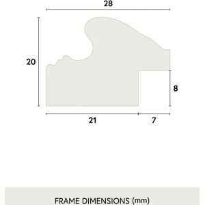 Artlink Nostalgia Wandspiegel - Zwart - 40x100 cm Artlink Nostalgia Wandspiegel - Zwart - 40x100 cm
