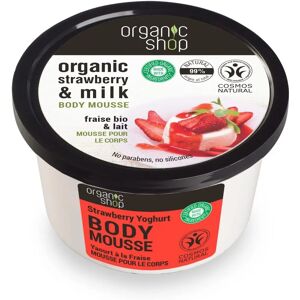 Organic Shop Mansikka & Maito vartalomousse - Vartalotyyppi Organic Shop Mansikka & Maito vartalomousse - Vartalotyyppi
