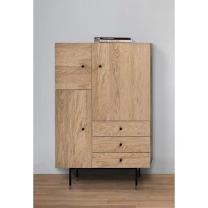WOODMAN Daniel Highboard - Skandinavisches Design - 90x42x140 cm WOODMAN Daniel Highboard - Skandinavisches Design - 90x42x140 cm