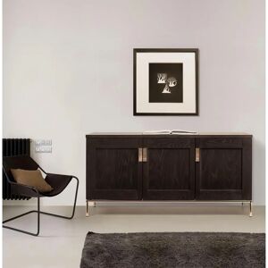WOODMAN Parlan Dunkelbraun Skandinavischer Stil Sideboard - Sideboard WOODMAN Parlan Dunkelbraun Skandinavischer Stil Sideboard - Sideboard