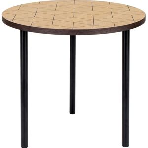 Table d'appoint design scandinave avec imprimé triangle - 50x45x50cm - Publicité Table d'appoint design scandinave avec imprimé triangle - 50x45x50cm - Publicité