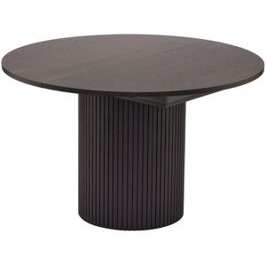 Woodman Toscana - Table à manger ronde extensible - 4-6 personnes - Noir - Publicité Woodman Toscana - Table à manger ronde extensible - 4-6 personnes - Noir - Publicité
