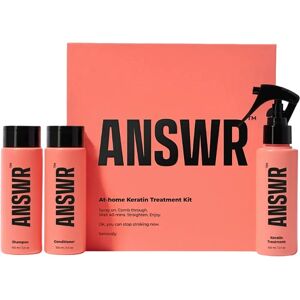 ANSWR At-Home Keratin Hair Treatment Kit - Frizz-Free, 3 Months ANSWR At-Home Keratin Hair Treatment Kit - Frizz-Free, 3 Months