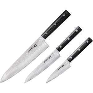 Samura Damascus 67 Koksmes Set - Keuken, Chef, Multi-inzet - 3 stuks Samura Damascus 67 Koksmes Set - Keuken, Chef, Multi-inzet - 3 stuks