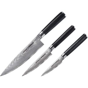 Samura Damascus Keukenmessen Set - Zwart - Messen Samura Damascus Keukenmessen Set - Zwart - Messen