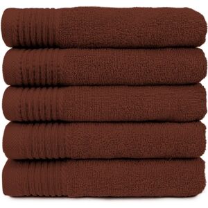 The One Towelling - 5 Towels 450gsm 50x100 - Bruin - Towel The One Towelling - 5 Towels 450gsm 50x100 - Bruin - Towel
